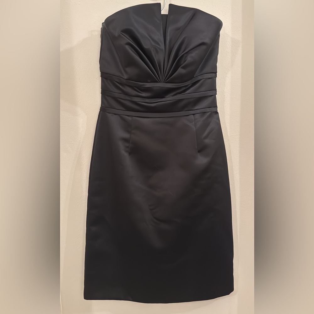 Vintage Armani-style black tuxedo dress